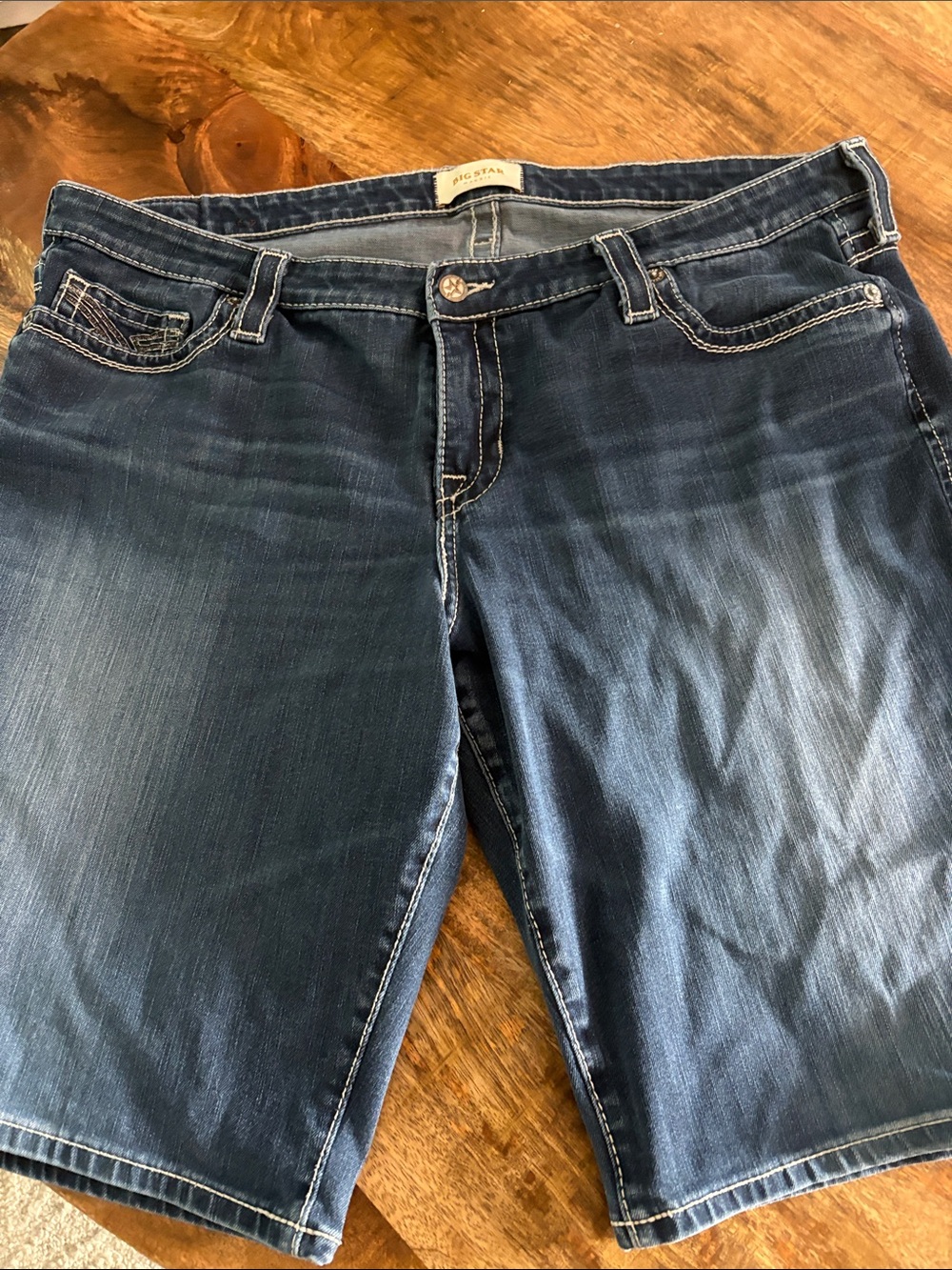 Big Star Women’s Dark Blue Denim Shorts size 36